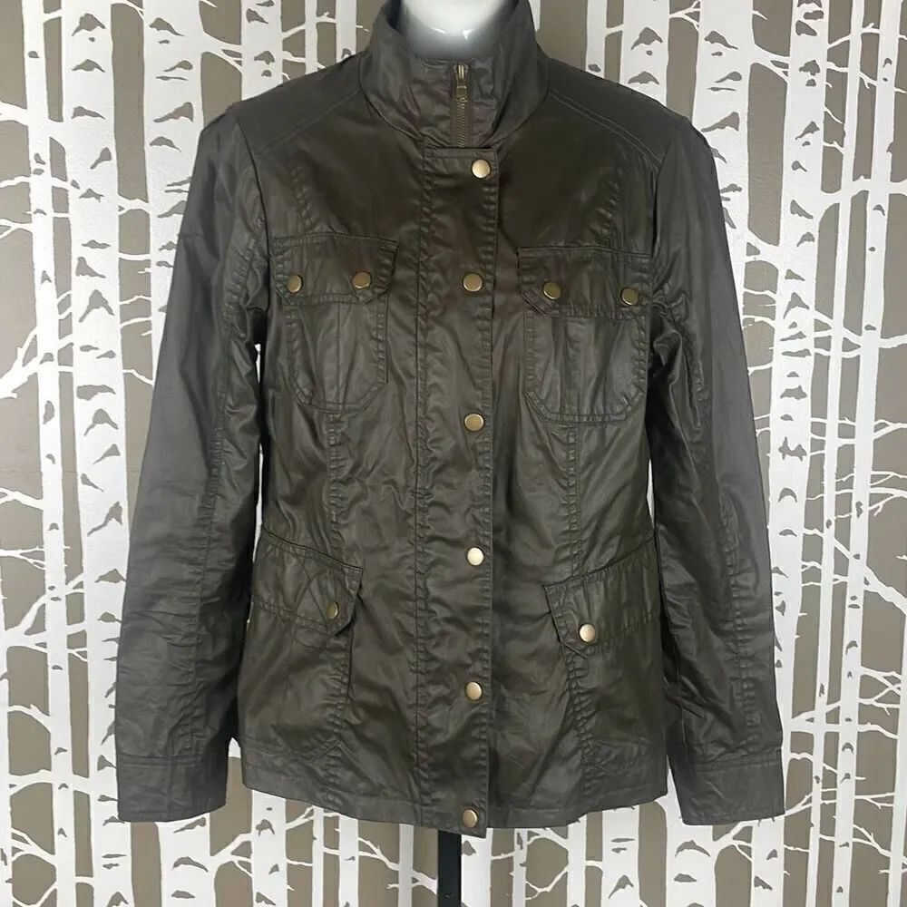 Merona Coated Canvas Utility Field Jacket M